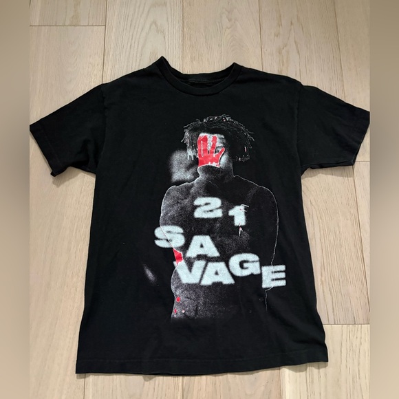 Other - 2023 Drake 21 Savage Tour It's All a Blur Signature Unisex T-shirt Sz Med Black